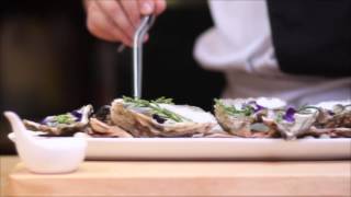 Six Seaweed Steamed Tsarskaya Oysters with Salicornia amp Black Truffle Sauce Normandy Style [upl. by Annas]