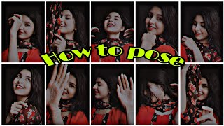 15 How to poses for girls in kurti 📸 Must try 😍 Snapchat selfie poses at home [upl. by Elahcar]