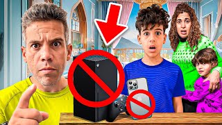 PAPÁ le quita el XBOX amp IPHONE a LORENZO4PLUSONE [upl. by Nerty665]