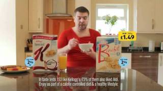 Aldi  Low Fat Cereal  Red Dress  Advert [upl. by Iramo404]