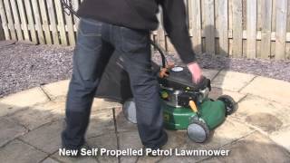 B and Q Petrol Lawnmower Test Review [upl. by Otho]