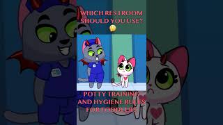 🤔 CAN KITTY FIND THE RIGHT RESTROOM 🚽🐾 POTTY TRAINING FUN FOR KIDS 😻 [upl. by Aicatsan655]