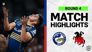 Parramatta Eels v St George Illawarra Dragons  Match Highlights  Round 4 2022  NRL [upl. by Eila]