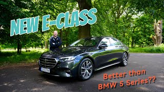 Mercedes EClass review  A proper 5 series rival now [upl. by Assetnoc]