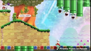 Super Mario Wonder  Piranha Plant sings quottoreador marchquotThe Fnaf Song [upl. by Sul90]