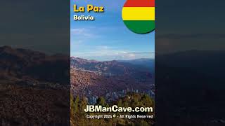 LA PAZ BOLIVIA Aerial View JBManCavecom Shorts [upl. by Wan]