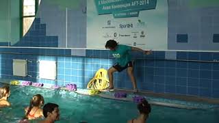 Урок АквааэробикаAqua Aerobics  Aqua Fit class [upl. by Agate]