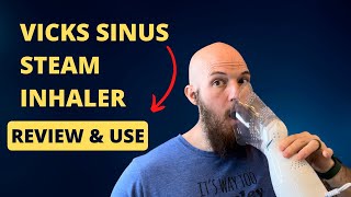 Using The Vicks Sinus Steam Inhaler Love This Thing Vicks Sinus Steamer Review [upl. by Auhoj816]