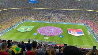 National Anthem Brazil vs Serbia ● FIFA World Cup 2022 Qatar [upl. by Suryt222]