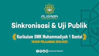 SINKRONISASI amp UJI PUBLIK KURIKULUM SMK MUHAMMADIYAH 1 BANTUL 20242025 [upl. by Northington]