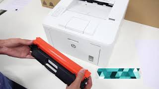 How to install HP 30A CF230A Toner Cartridge with chip [upl. by Nevek952]