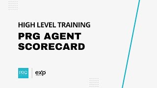 PRG Agent Scorecard [upl. by Moises801]