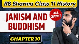 Janism and Buddhism FULL CHAPTER  RS Sharma Chapter 10  UPSC Preparation [upl. by Cassady92]