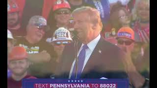 Donald Trump delivers remarks in Latrobe  Pennsylvania  InsidePolitix [upl. by Deutsch]