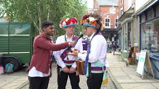 Introducing North West Morris dancing at Bromyard Folk Festival 2023  Earlsdon Morris [upl. by Valma259]