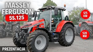 MASSEY FERGUSON 5S125  najładniejszy ciągnik na rynku  Prezentacja  test ciągnika [upl. by Hillegass]