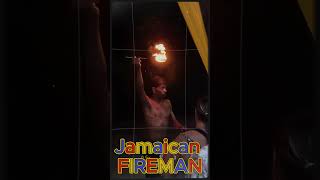 Guy Breathes FIRE on Jamaican Vacation 🔥 Fire Breather at Restaurant [upl. by Daffodil]