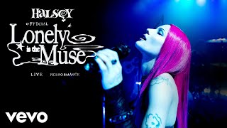 Halsey  Lonely is the Muse  Vevo Official Live Performance [upl. by Annoynek]