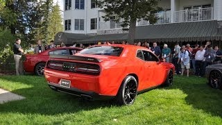 2015 Dodge Challenger SRT Hellcat Revving [upl. by Bencion]