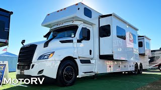 Huge Super C Explorer 45CBF with Two Full Bath Plus Bunks 2023 Cascadia Motorhome by Renegade RV [upl. by Eul]