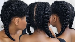 How To Cornrow Braid For Beginners  Clear Easy Steps [upl. by Magnien]