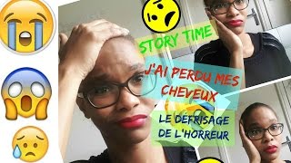 STORY TIME jai perdu mes cheveux le défrisage de lhorreur la colorations en trop tainasobeauty [upl. by Ennaillij]