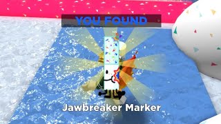 How to get JAWBREAKER Marker in FIND THE MARKERS Roblox  Updated 2024 [upl. by Norven237]