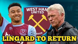 JESSE LINGARD IS COMING BACK TO WEST HAM [upl. by Alak1]