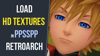 How to Load HD Textures Texture Packs in PPSSPP for RetroArch 116 [upl. by Croom36]