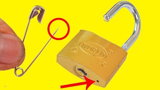 10 Ways to Open a Lock without key [upl. by Rai]