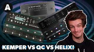 Quad Cortex vs Kemper vs Helix  A Quick Blindfold Tone Comparison [upl. by Sirois2]