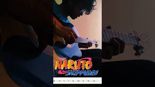 BLUE BIRD Naruto guitar tabs [upl. by Ahsienak486]