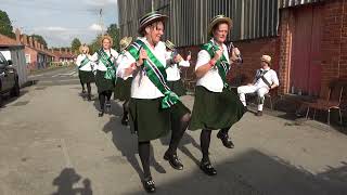 Silkstone Greens North West Morris dance quotWedding Bellesquot at Bromyard Folk Festival 2023 [upl. by Myrtle]