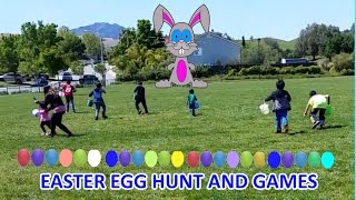 EASTER EGG HUNT AND EASTER GAMES  ACTIVITIES FOR KIDS [upl. by Euqina35]