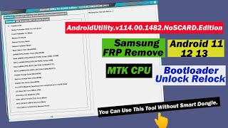 AndroidUtilityv114001482No Smart Card  AndroidUtilityv114Use Tool Without Smart Dongle [upl. by Sardse]