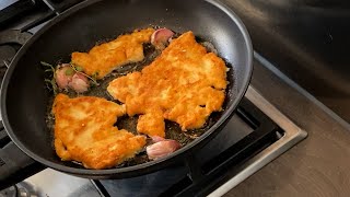 Chicken escalope recipe chicken schnitzel recipe [upl. by Atnes374]