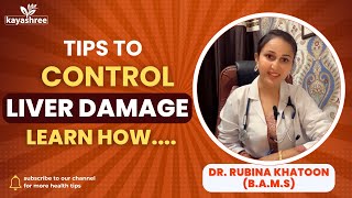 How to Recover from fattyliver  Dr Rubina Khatoon Shared Amazing Knowledge ayurvedic kayashree [upl. by Edrei2]