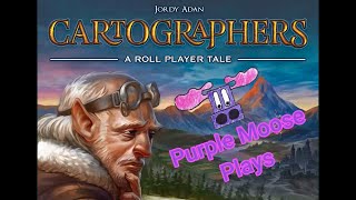 Purple Moose PlaysCartographers wSkills Expansion Playalong [upl. by Christyna]