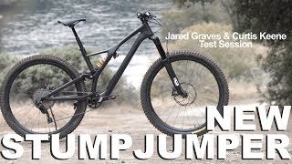 ALLNEW STUMPJUMPER Jared Graves amp Curtis Keene Test Session [upl. by Yadseut]