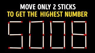 15 Tricky Matchstick Puzzles Only Brilliant Minds Can Solve [upl. by Mloclam157]