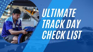 ULTIMATE Motorcycle Track Day Check List [upl. by Sewole]