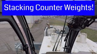 Tadano ATF 180g5 racking counter weight for the mobile crane [upl. by Curson193]