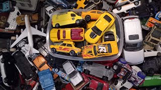 Yellow Cars Collection From the Box collection diecast [upl. by Ecyob156]