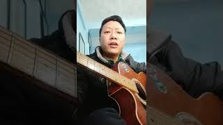 Komal tyo timrocover guitarchords nepalimusic song [upl. by Inilam]