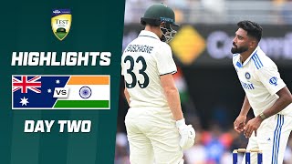 Australia v India 202425  Third Test  Day Two [upl. by Adnarym]