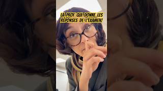 La PROF qui donne toutes les réponses de l’EXAMEN 😲 prof enfants examen [upl. by Ajile]