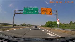 Vožnja Gradiška  Zagreb West dashcam visitbosnia visitcroatia august 2022 onboardcam [upl. by Mckay122]