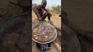 Hunting feast 👉Perfect hunting process in long video hadzatribe cooking hunting food wildlife [upl. by Nnayecats]