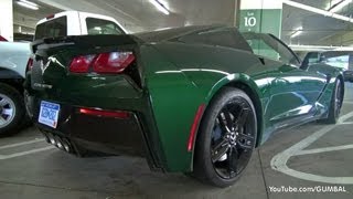 2014 Corvette C7 Stingray in Lime Rock Green [upl. by Teresita714]