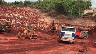 Bauxite mining in Jamaica [upl. by Natfa604]